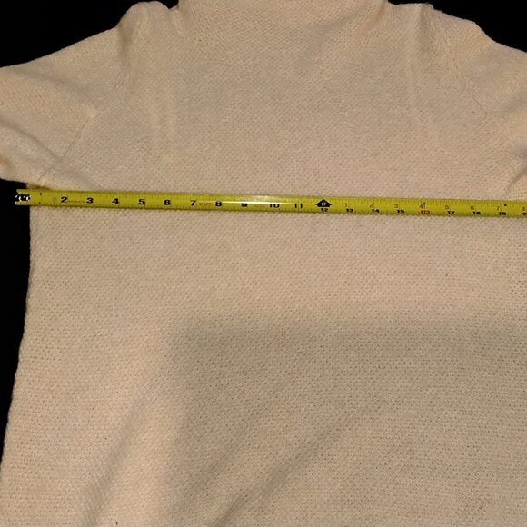 100% Luxury Italian Made Cashmere Benedetta B Turtleneck Tunic Sweater XL - Picture 6 of 7